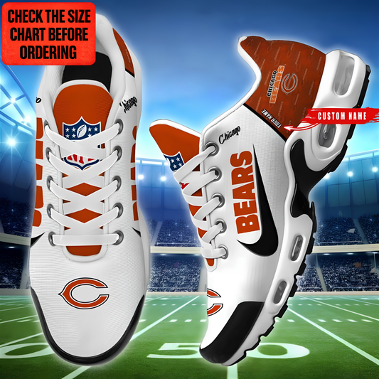[TOUCHDOWN DEAL] NEW CUSTOMIZED NFL26 CCB CHICAGO BEARS AIR MAX PLUS SNEAKERS