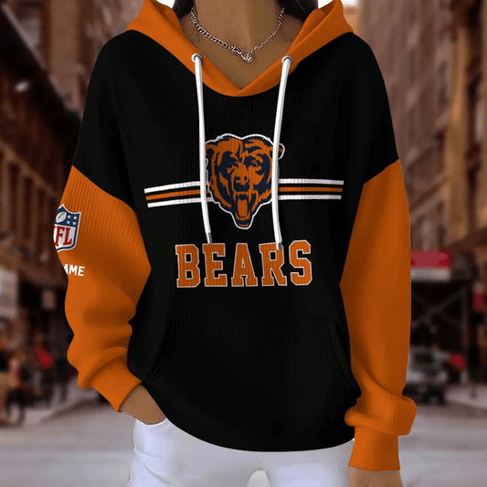 [TOUCHDOWN DEAL] NEW CUSTOMIZED NFL26 CCB CHICAGO BEARS RIBBED HOODIE & SWEATSHIRT