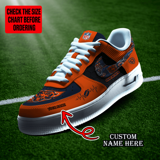 [TOUCHDOWN DEAL] NEW CUSTOMIZED NFL26 CCB CHICAGO BEARS AF1 SHOES