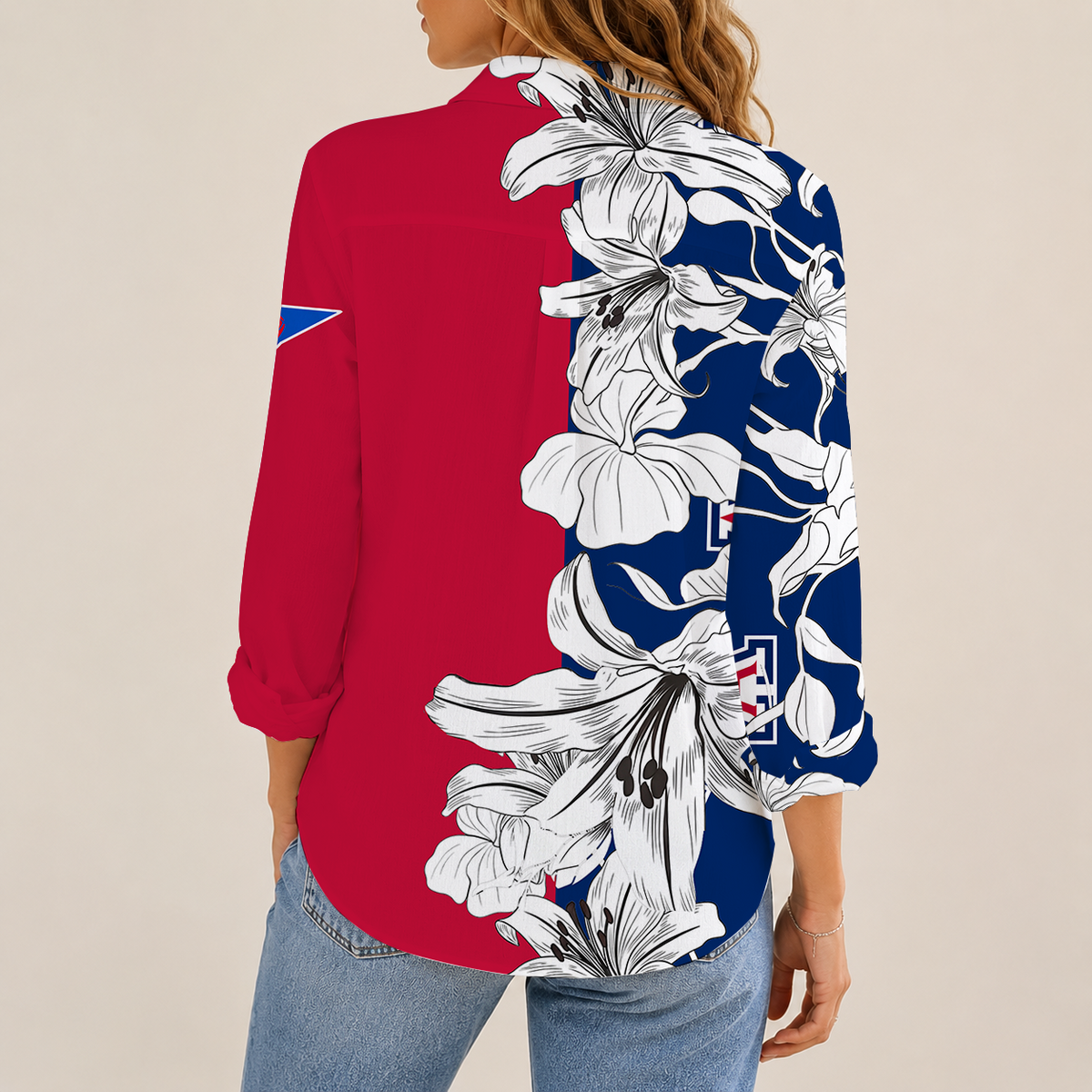 [TOUCHDOWN DEAL] NEW CUSTOMIZED NCAA FBS27 ARW ARIZONA WILDCATS WOMEN CASUAL SHIRT