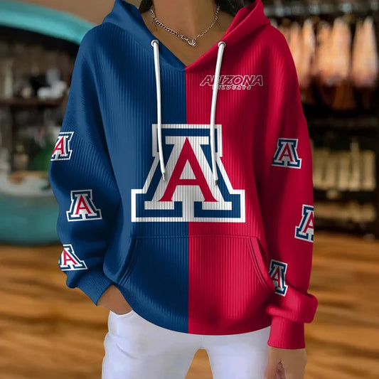 [TOUCHDOWN DEAL] NEW CUSTOMIZED NCAA FBS27 ARW ARIZONA WILDCATS RIBBED HOODIE & SWEATSHIRT