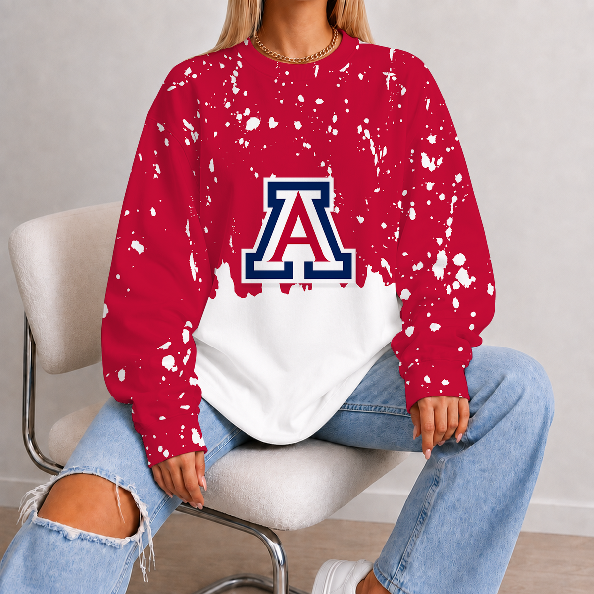 [TOUCHDOWN DEAL] NEW CUSTOMIZED NCAA FBS27 ARW ARIZONA WILDCATS UNISEX SWEATSHIRT