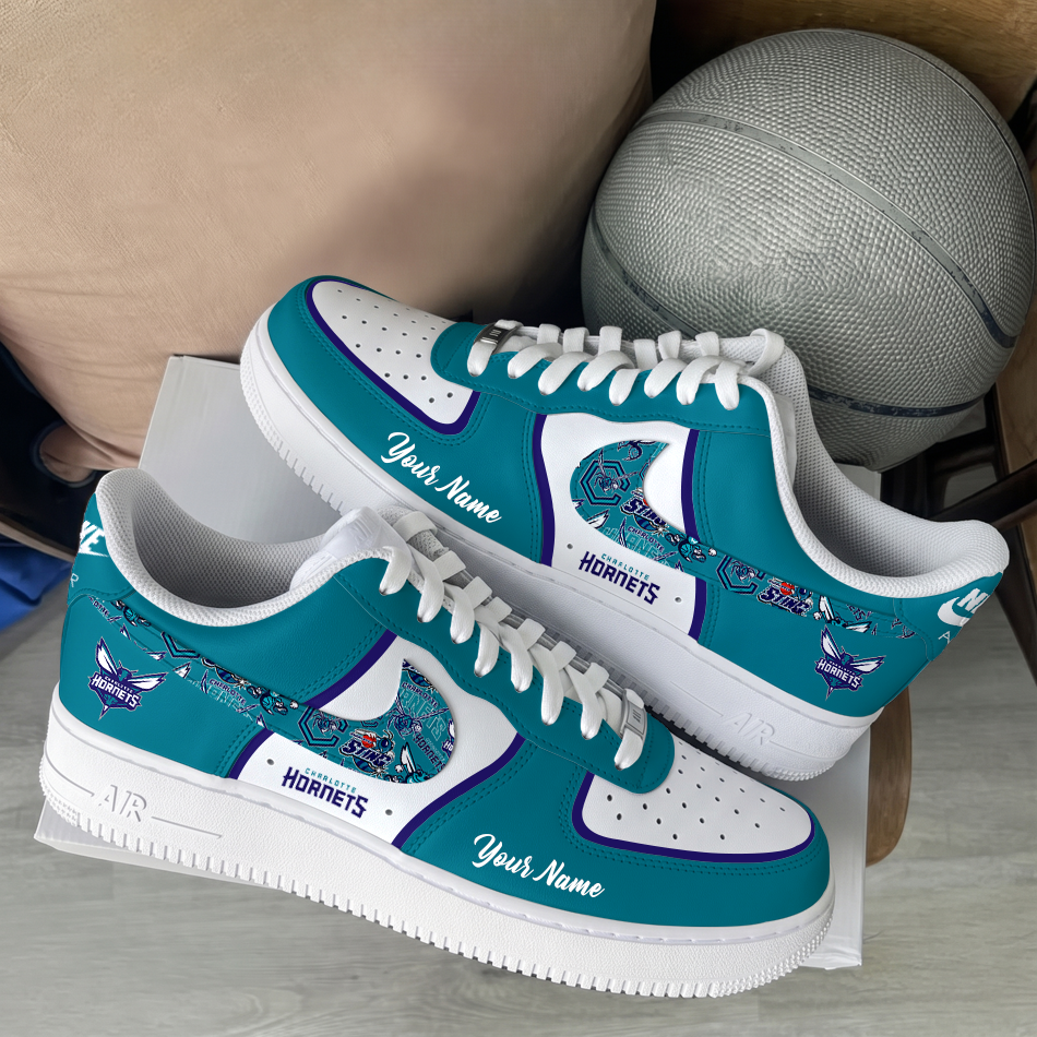 [SLAM DUNK DEAL] NEW CUSTOMIZED NBA27 CHO CHARLOTTE HORNETS AF1 SHOES