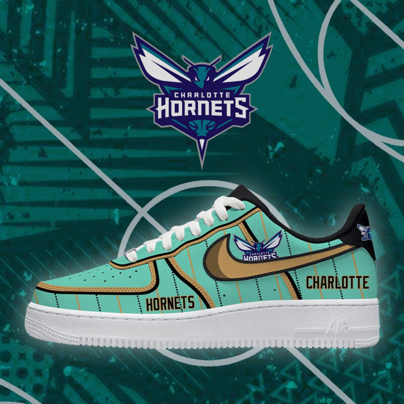 [SLAM DUNK DEAL] NEW CUSTOMIZED NBA27 CHO CHARLOTTE HORNETS AF1 SHOES