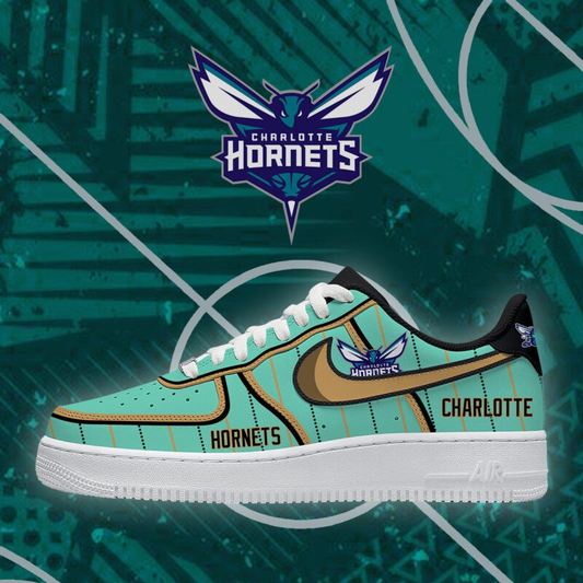 [SLAM DUNK DEAL] NEW CUSTOMIZED NBA27 CHO CHARLOTTE HORNETS AF1 SHOES