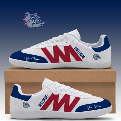[SLAM DUNK DEAL] NEW CUSTOMIZED NCAA MAM27 GOB GONZAGA BULLDOGS CLASSIC SNEAKERS