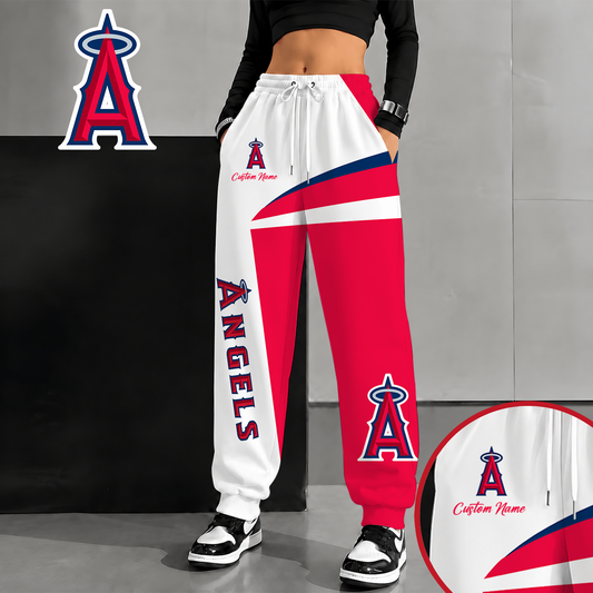 [HOMERUN DEAL] NEW CUSTOMIZED MLB27 LAA LOS ANGELES ANGELS SWEATPANTS
