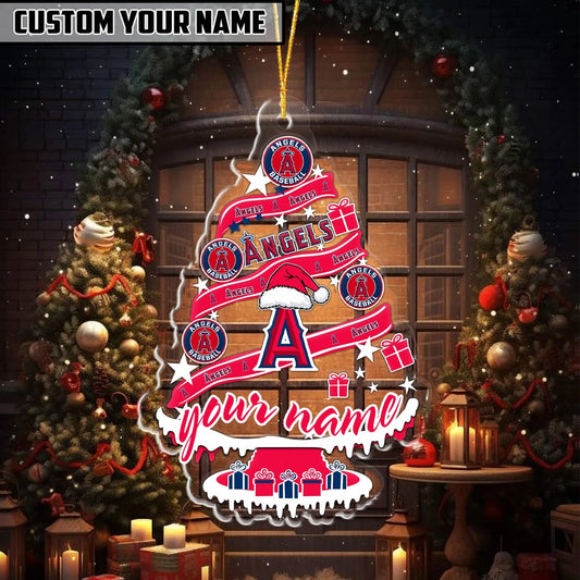 [HOMERUN DEAL] NEW CUSTOMIZED MLB27 LAA LOS ANGELES ANGELS CHRISTMAS ACRYLIC ORNAMENT