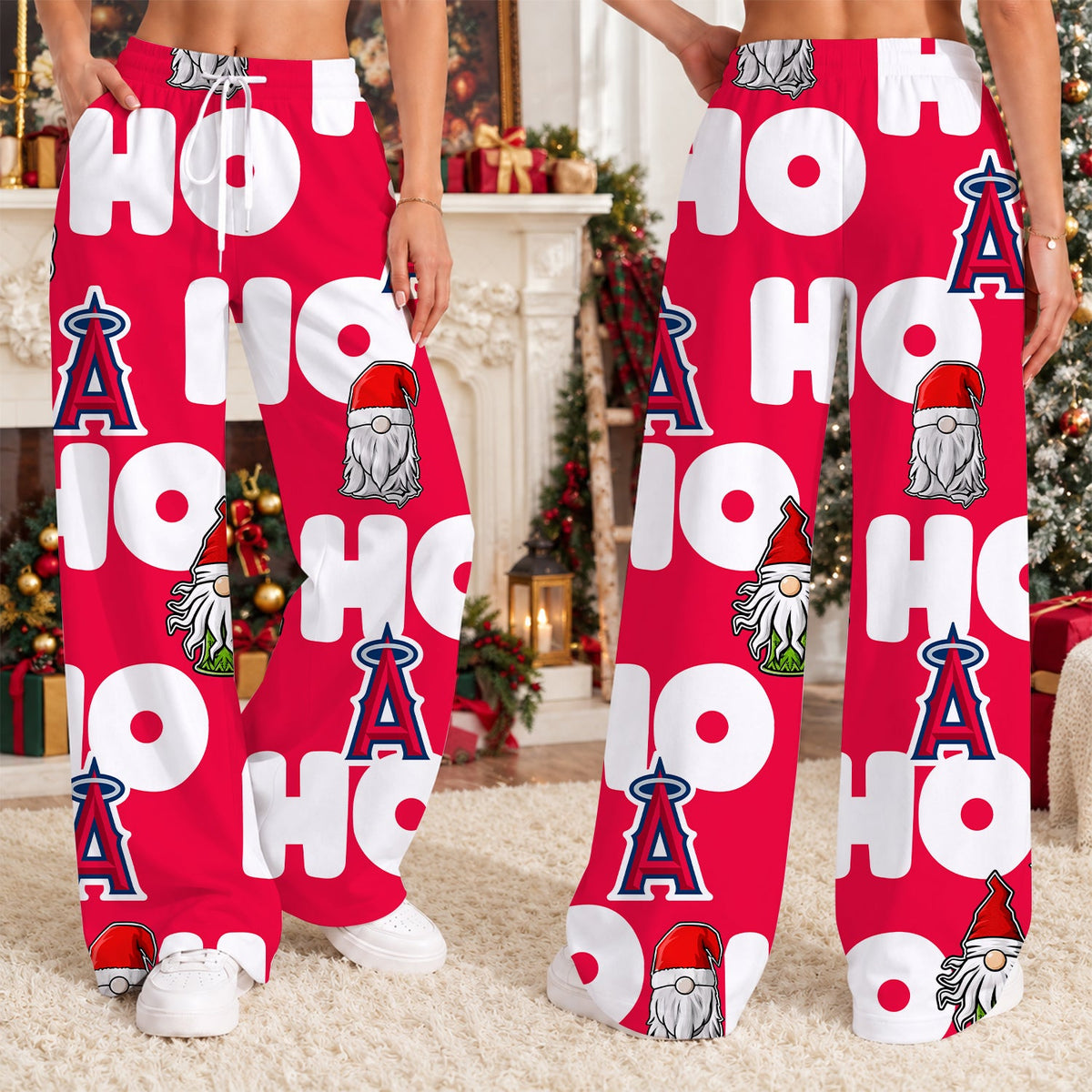 [HOMERUN DEAL] NEW CUSTOMIZED MLB27 LAA THE ANGELS LONG PANTS