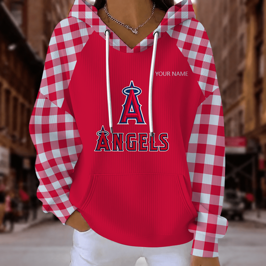 [HOMERUN DEAL] NEW CUSTOMIZED MLB27 LAA LOS ANGELES ANGELS RIBBED HOODIE & SWEATSHIRT