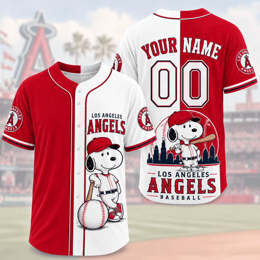 [HOMERUN DEAL] NEW CUSTOMIZED MLB27 LAA LOS ANGELES ANGELS BASEBALL JERSEY