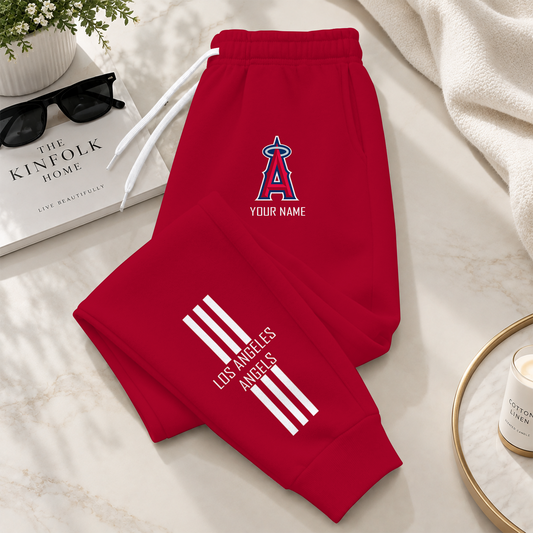 [HOMERUN DEAL] NEW CUSTOMIZED MLB27 LAA LOS ANGELES ANGELS SWEATPANTS