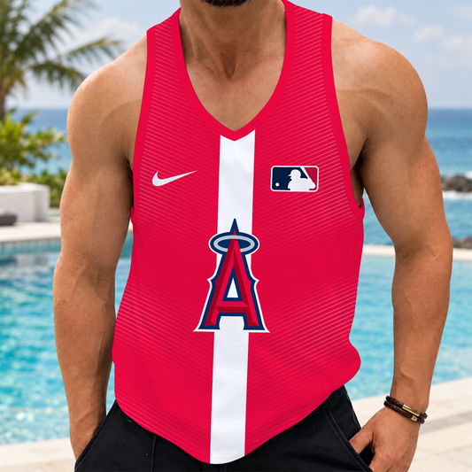 [HOMERUN DEAL] NEW CUSTOMIZED MLB27 LAA LOS ANGELES ANGELS UNISEX TANK TOP
