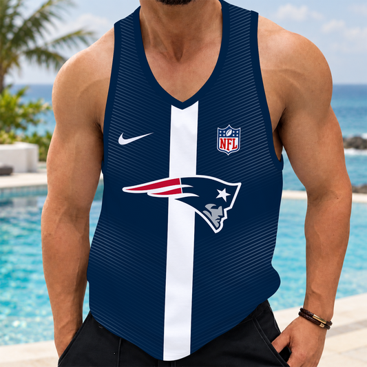 [TOUCHDOWN DEAL] NEW CUSTOMIZED NFL27 NEP NEW ENGLAND PATRIOTS UNISEX TANK TOP