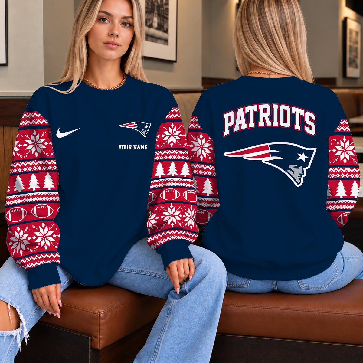 [TOUCHDOWN DEAL] NEW CUSTOMIZED NFL27 NEP THE PATRIOTS UNISEX SWEATSHIRT