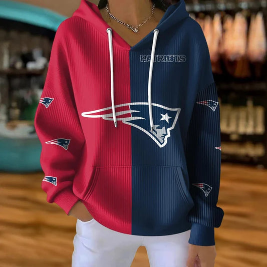 [TOUCHDOWN DEAL] NEW CUSTOMIZED NFL27 NEP NEW ENGLAND PATRIOTS RIBBED HOODIE & SWEATSHIRT