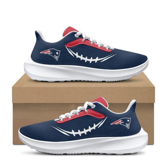 [TOUCHDOWN DEAL] NEW CUSTOMIZED NFL27 NEP NEW ENGLAND PATRIOTS ROAD RUNNING SHOES