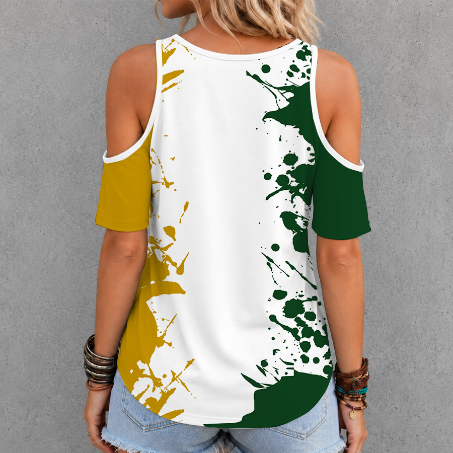 [GOAL DEAL] NEW CUSTOMIZED MLS27 PLT PORTLAND TIMBERS CRISS CROSS V-NECK TOP
