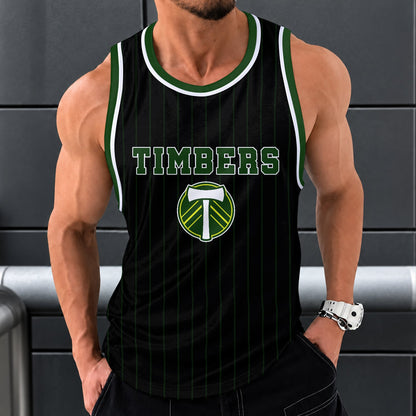[GOAL DEAL] NEW CUSTOMIZED MLS27 PLT PORTLAND TIMBERS UNISEX TANK TOP