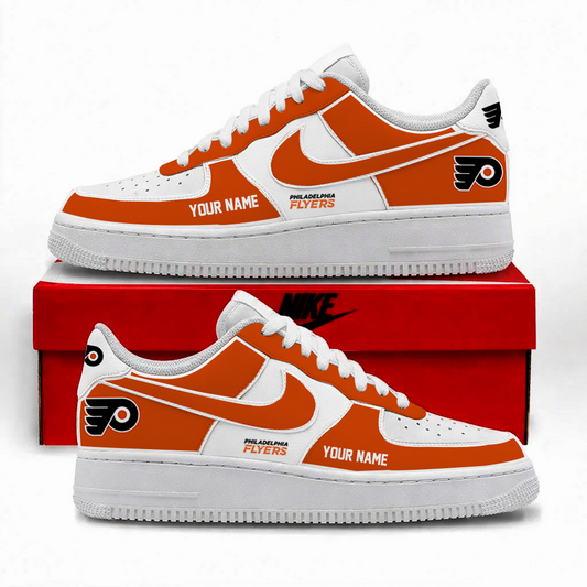 [PUCK DROP DEAL]NEW CUSTOMIZED NHL27 PPF PHILADELPHIA FLYERS AF1 SHOES