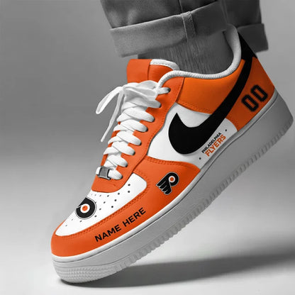 [PUCK DROP DEAL] NEW CUSTOMIZED NHL27 PPF PHILADELPHIA FLYERS AF1 SHOES