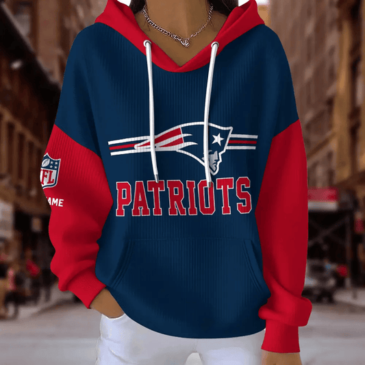[TOUCHDOWN DEAL] NEW CUSTOMIZED NFL27 NEP NEW ENGLAND PATRIOTS RIBBED HOODIE & SWEATSHIRT