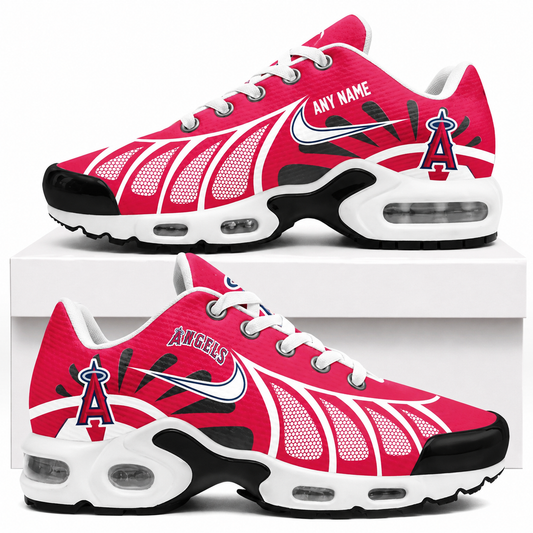 [HOMERUN DEAL] NEW CUSTOMIZED MLB27 LAA LOS ANGELES ANGELS AIR MAX PLUS SNEAKERS