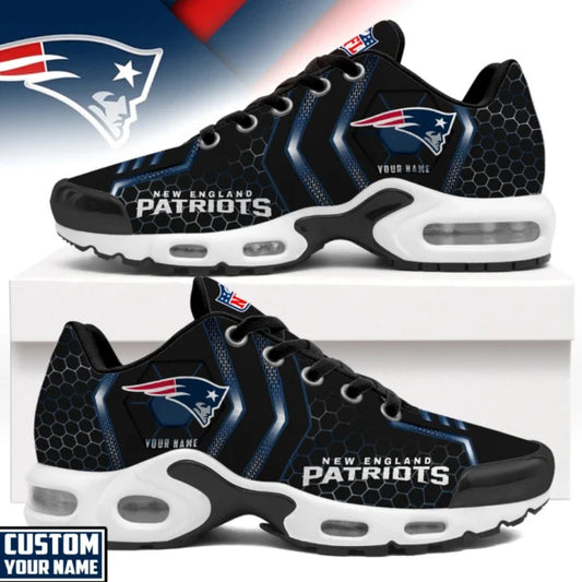 [TOUCHDOWN DEAL] NEW CUSTOMIZED NFL27 NEP NEW ENGLAND PATRIOTS AIR MAX PLUS SNEAKERS