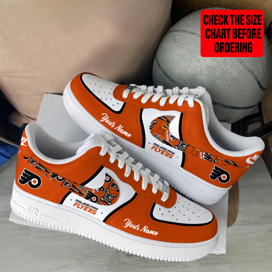 [PUCK DROP DEAL] NEW CUSTOMIZED NHL27 PPF PHILADELPHIA FLYERS AF1 SHOES