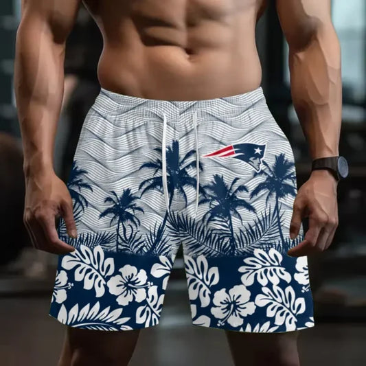 [TOUCHDOWN DEAL] NEW CUSTOMIZED NFL27 NEP NEW ENGLAND PATRIOTS SHORT PANTS