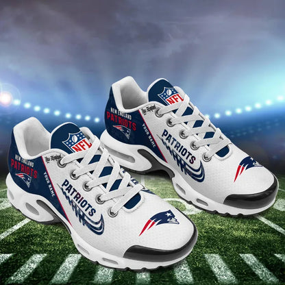 [TOUCHDOWN DEAL] NEW CUSTOMIZED NFL27 NEP NEW ENGLAND PATRIOTS AIR MAX PLUS SNEAKERS
