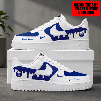 [PUCK DROP DEAL] NEW CUSTOMIZED NHL28 BFS BUFFALO SABRES AF1 SHOES