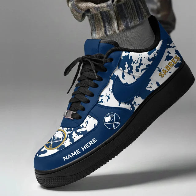 [PUCK DROP DEAL] NEW CUSTOMIZED NHL28 BFS BUFFALO SABRES AF1 SHOES