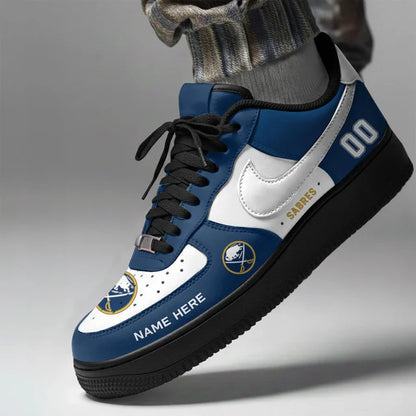 [PUCK DROP DEAL] NEW CUSTOMIZED NHL28 BFS BUFFALO SABRES AF1 SHOES