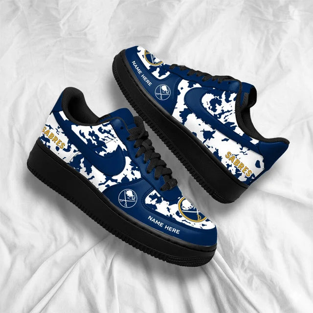 [PUCK DROP DEAL] NEW CUSTOMIZED NHL28 BFS BUFFALO SABRES AF1 SHOES