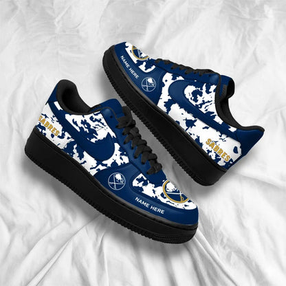 [PUCK DROP DEAL] NEW CUSTOMIZED NHL28 BFS BUFFALO SABRES AF1 SHOES