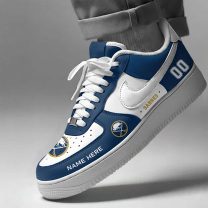 [PUCK DROP DEAL] NEW CUSTOMIZED NHL28 BFS BUFFALO SABRES AF1 SHOES