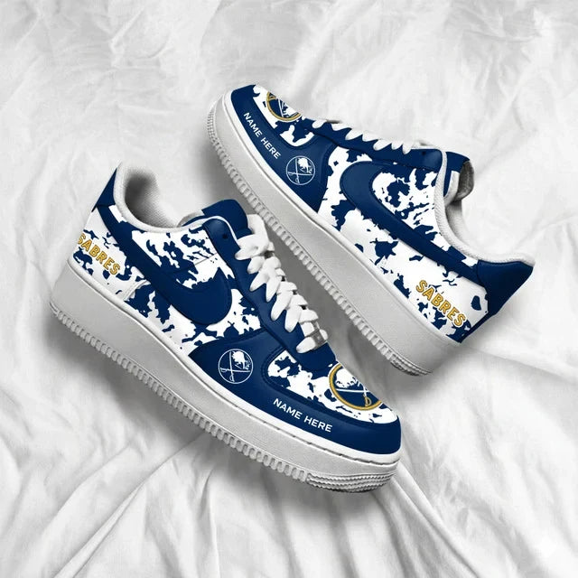 [PUCK DROP DEAL] NEW CUSTOMIZED NHL28 BFS BUFFALO SABRES AF1 SHOES