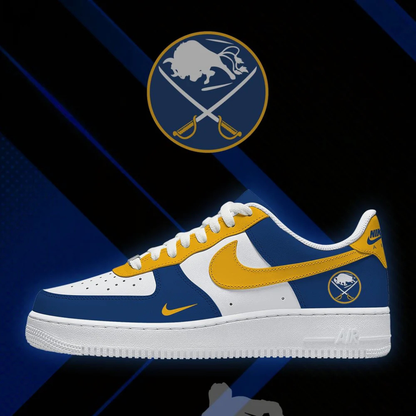 [PUCK DROP DEAL] NEW CUSTOMIZED NHL28 BFS BUFFALO SABRES AF1 SHOES