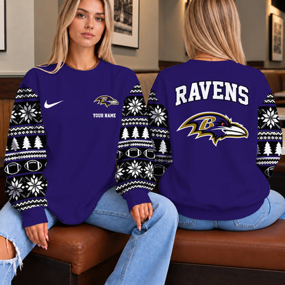 [TOUCHDOWN DEAL] NEW CUSTOMIZED NFL28 BTR THE RAVENS UNISEX SWEATSHIRT