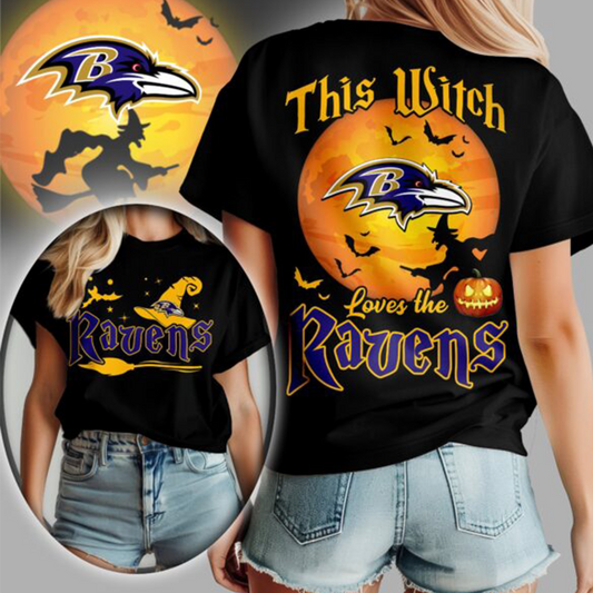 [TOUCHDOWN DEAL] NEW CUSTOMIZED NFL28 BTR BALTIMORE RAVENS  HALLOWEEN T-SHIRT, HOODIE & ZIP HOODIE