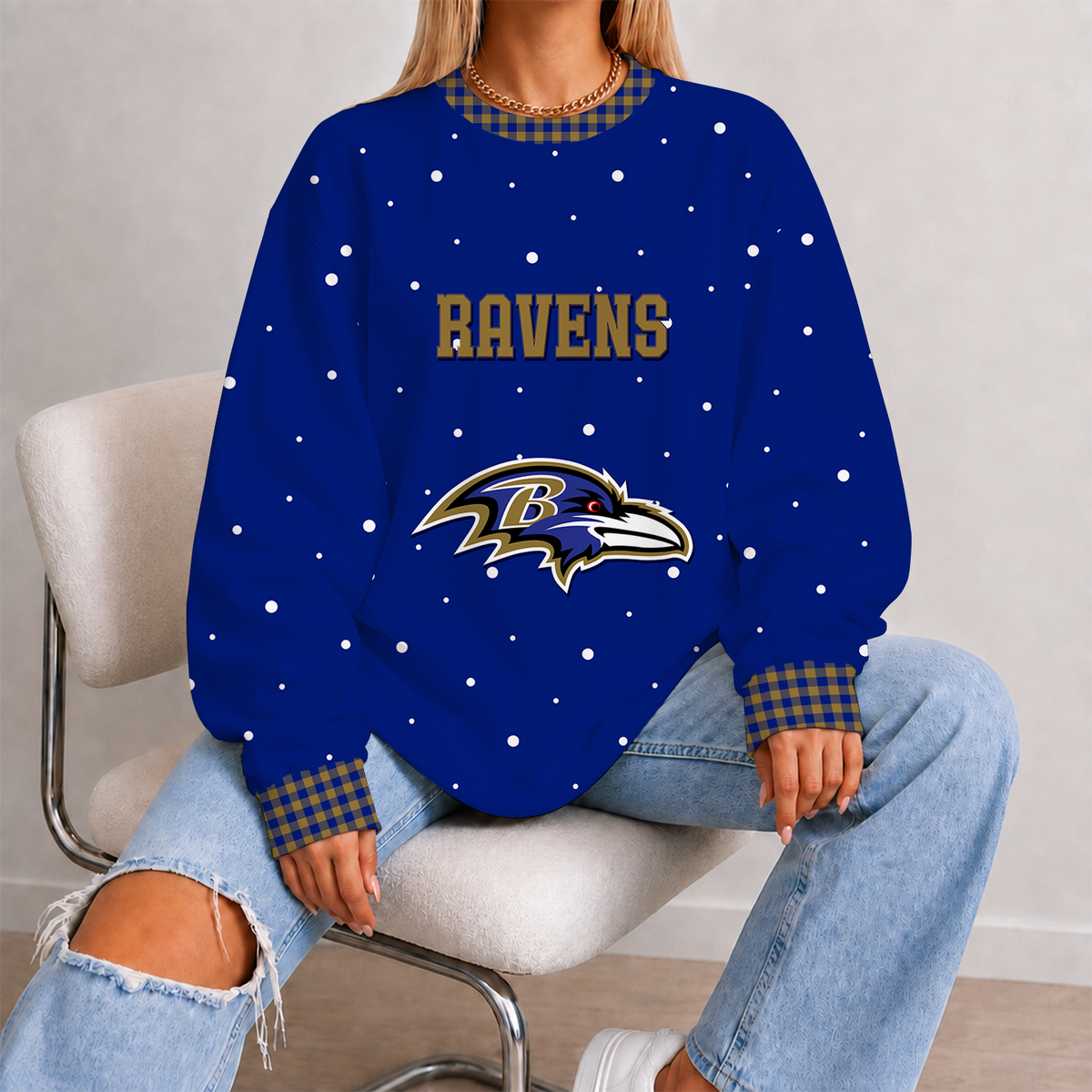 [TOUCHDOWN DEAL] NEW CUSTOMIZED NFL28 BTR BALTIMORE RAVENS UNISEX SWEATSHIRT
