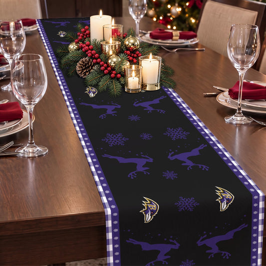 [TOUCHDOWN DEAL] NEW CUSTOMIZED NFL28 BTR BALTIMORE RAVENS TABLE RUNNER