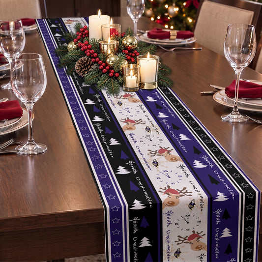 [TOUCHDOWN DEAL] NEW CUSTOMIZED NFL28 BTR BALTIMORE RAVENS TABLE RUNNER