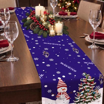 [TOUCHDOWN DEAL] NEW CUSTOMIZED NFL28 BTR BALTIMORE RAVENS TABLE RUNNER
