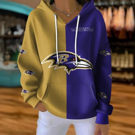 [TOUCHDOWN DEAL] NEW CUSTOMIZED NFL28 BTR BALTIMORE RAVENS RIBBED HOODIE & SWEATSHIRT