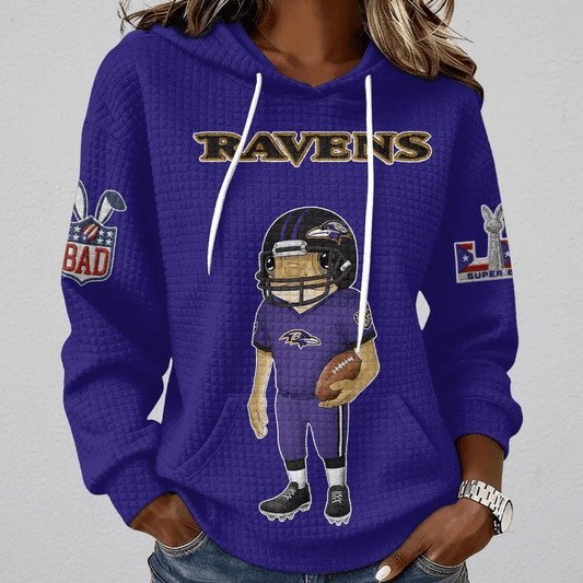 [TOUCHDOWN DEAL] NEW CUSTOMIZED NFL28 BTR BALTIMORE RAVENS UNISEX HOODED SWEATSHIRT