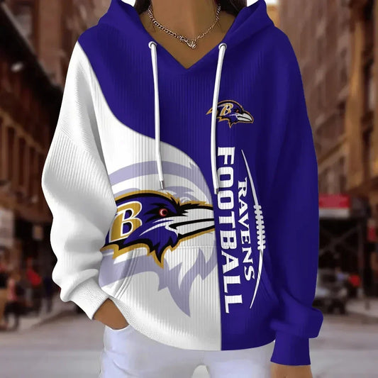 [TOUCHDOWN DEAL] NEW CUSTOMIZED NFL28 BTR BALTIMORE RAVENS RIBBED HOODIE & SWEATSHIRT