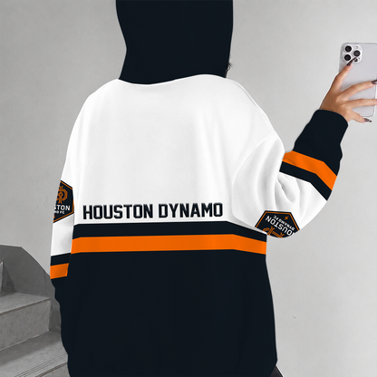 [GOAL DEAL] NEW CUSTOMIZED MLS28 HDF HOUSTON DYNAMO FC ZIP HOODIE