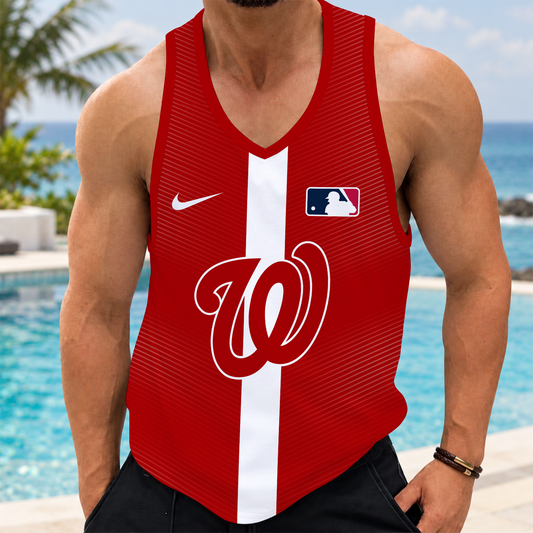 [HOMERUN DEAL] NEW CUSTOMIZED MLB28 WNS WASHINGTON NATIONALS UNISEX TANK TOP
